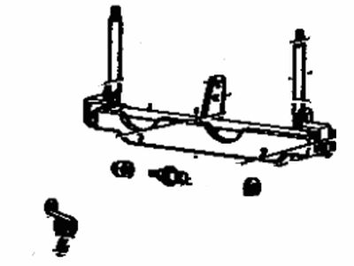 Toyota 55802-90300 Link Sub-Assembly, COWL VENTILATOR DAMPER