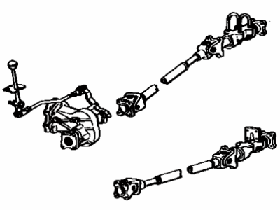 04361-60020 Toyota Power Take-Off & Drive Shaft Kit Illustration 1 of 1