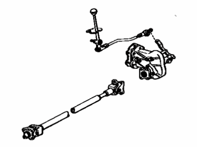 Toyota 04361-60011 Power Take-Off and Drive Shaft Kit 04361-60011 Toyota Power Take-Off and Drive Shaft Kit Illustration 1 of 1