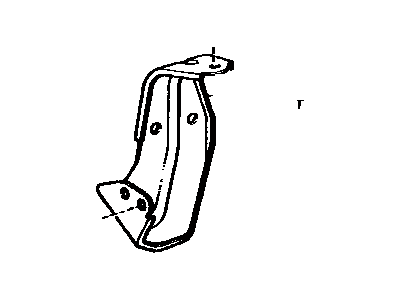 Toyota 25591-61010 Bracket, Manifold Support