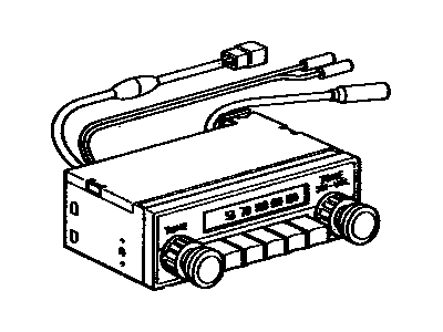 Toyota 86120-60020 Receiver Assembly, Radio