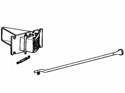 Toyota 87211-60110 Duct Assy, Side Ventilator, RH