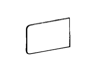 Toyota 61635-90353 Glass, Side Window