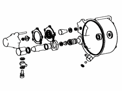 1971 Toyota Land Cruiser Brake Booster - 04441-36011