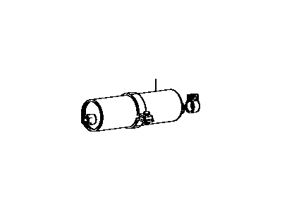 Toyota 17510-60021 Muffler Assembly