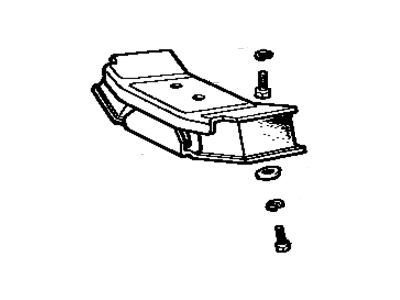 Toyota 12371-60072 Insulator, Engine Mounting, Rear