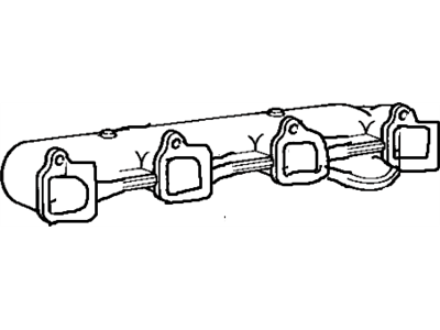 1974 Toyota Land Cruiser Catalytic Converter - 17104-60040