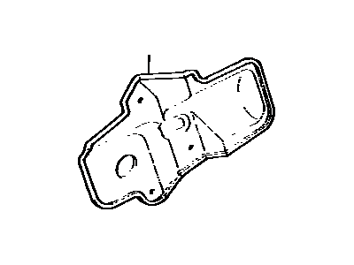 Toyota 17435-61030 Insulator, Exhaust Pipe Heat