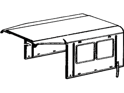 Toyota 65910-90322 Vinyl Sub-Assembly, Top