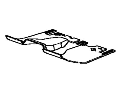 Toyota 58530-60010 Mat, Transmission Cover