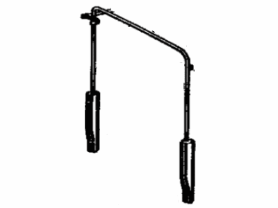 Toyota 65803-90307 Pipe, Vinyl Top Guard
