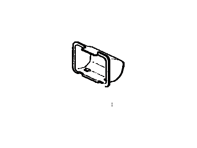 Toyota 74137-10030 RETAINER, Rear Ash RECEPTACLE