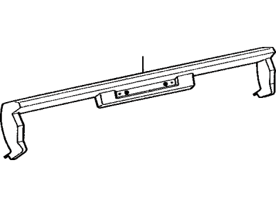 Toyota 55404-90353 Safety Pad Sub-Assembly, Instrument Panel, Upper