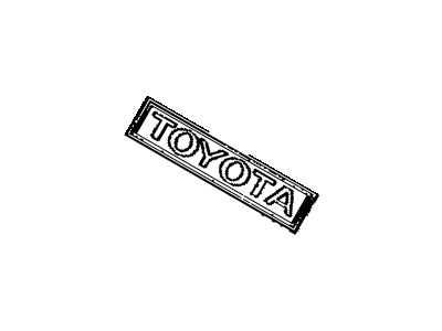 1980 Toyota Land Cruiser Emblem - 75367-90351