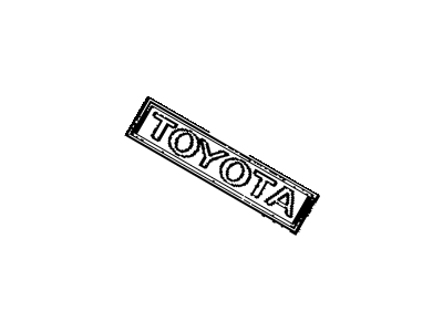 thumbnail image 2 of Silver Hood Emblem Badge For Toyota Land Cruiser FJ70 Series – Front Grille Emblema 2 of 6