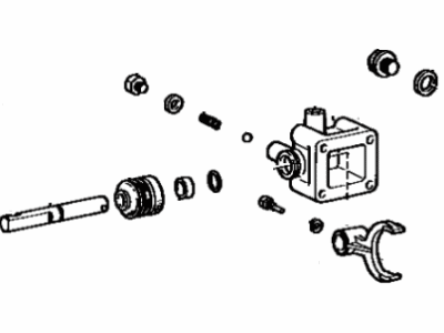 Toyota 36150-60020 Guide Assembly, Transfer Front Drive Shift Shaft