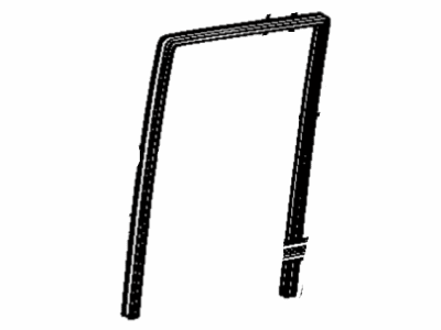 Toyota 68142-90353 Run, Rear Door Glass