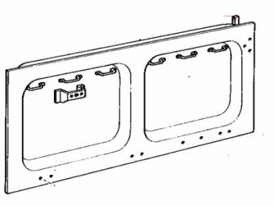 Toyota 64901-90307 Gate Assembly, Rear Drop