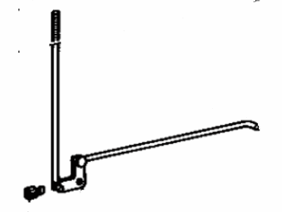 Toyota 69704-90351 Link Sub-Assembly, Rear Door Locking Control, LH