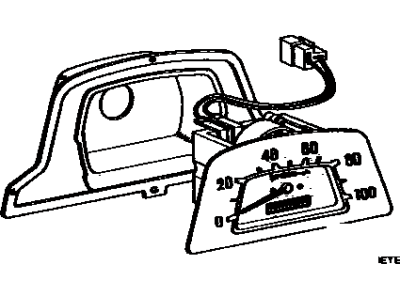 1978 Toyota Land Cruiser Speedometer - 83110-60053