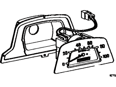 Toyota 83110-60160 Speedometer Assembly