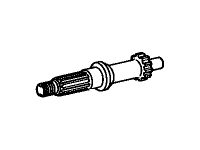 Toyota 36234-60021 Shaft, Transfer Output, Front