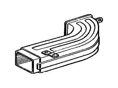 Toyota 87211-60030 Duct Sub-Assembly, Air