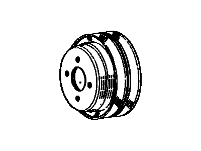 Toyota 16371-60070 Pulley, Fan