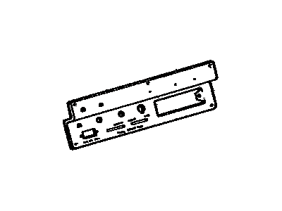 Toyota 55302-90356 Panel Sub-Assembly, Center Control