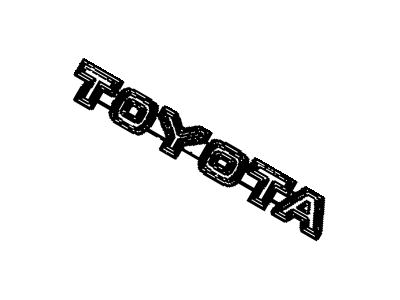 Toyota 75321-90301 Radiator Grille Or Front Panel Name Plate