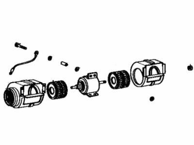 Toyota 88540-60010 Blower Assy, Cooler