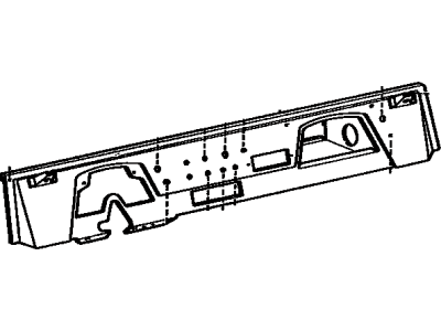 Toyota 55301-60130 Panel Sub-Assembly, Instrument