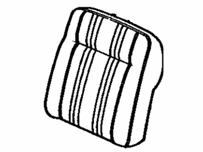 Toyota 71073-90321 Front Seat Back Cover, Left(For Separate Type)