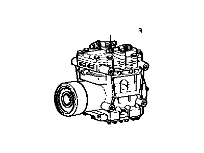 1974 Toyota Land Cruiser A/C Compressor - 88320-20080