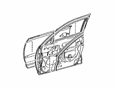 Toyota 67001-33121 Panel Sub-Assembly, Front Door, RH