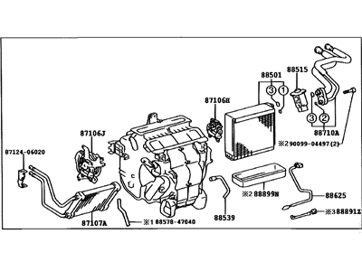 Toyota 87050-06380 Radiator Assy, Air Conditioner