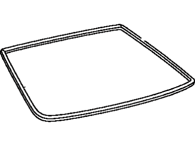 Toyota 75571-33070 Moulding, Back Window, Outside