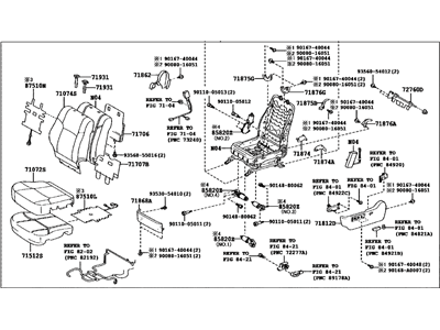 Toyota 71200-33E60-E2 Seat Assy, Front LH