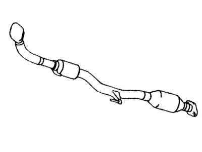 2005 Toyota Solara Exhaust Pipe - 17410-0H090