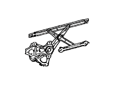 Toyota 69801-33050 Regulator Sub-Assy, Front Door Window, RH