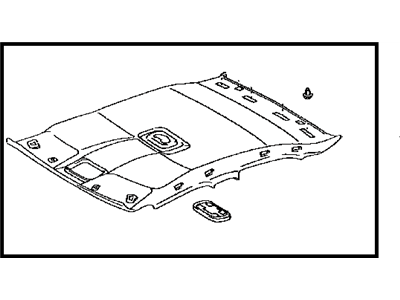 Toyota 63310-33931-B0 Head Lining Sub-Assembly, Roof