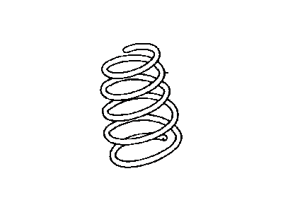 Toyota 48131-3T242 Spring, Coil, Front