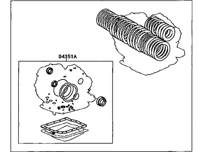 2001 Toyota Solara Automatic Transmission Overhaul Kit - 04352-06020