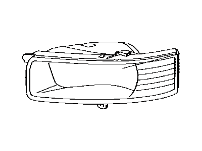 Toyota 81221-AA010 Lamp Unit, Fog Lamp, LH