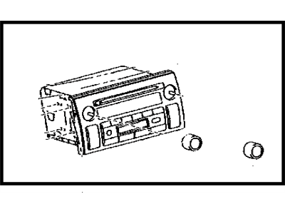 Toyota 86120-AA040 Receiver Assembly, Radio