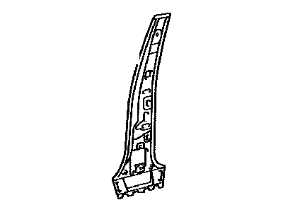 Toyota 61307-33040 Pillar Sub-Assy, Center Body, Inner RH