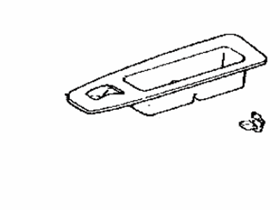 Toyota 74272-33110 Panel, Rear Door Armrest Base, Upper LH