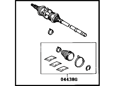 2002 Toyota Camry Axle Shaft - 43470-09A01