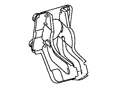 Toyota 55106-33100 Support Sub-Assy, Brake Pedal
