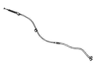 2008 Toyota Solara Parking Brake Cable - 46430-33100